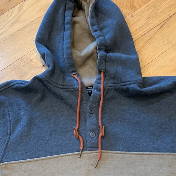 Kimes Ranch Men's Hoodie - Gray and Tan - Picture 4 of 6